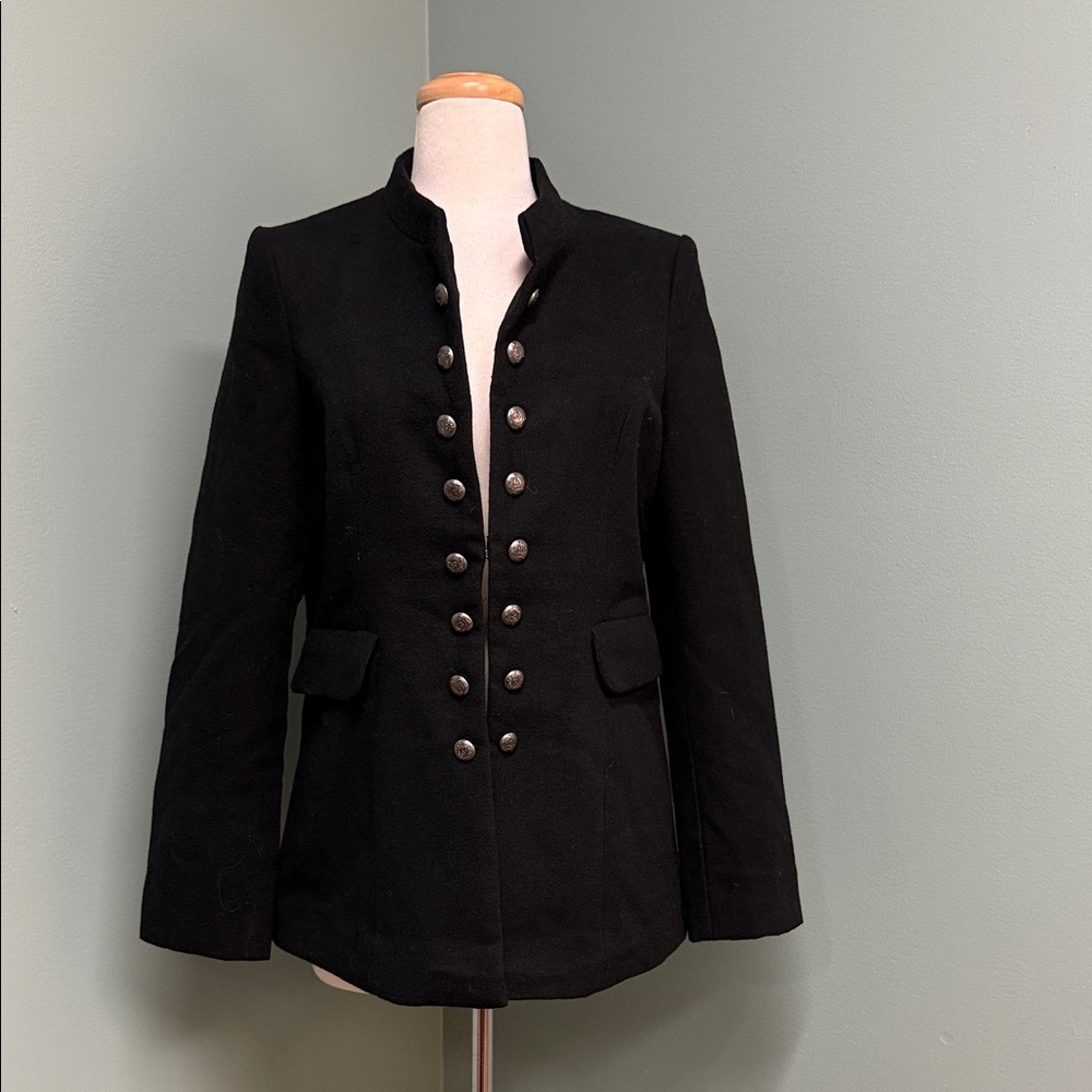 Derek Heart Black Buttoned Women's Blazer